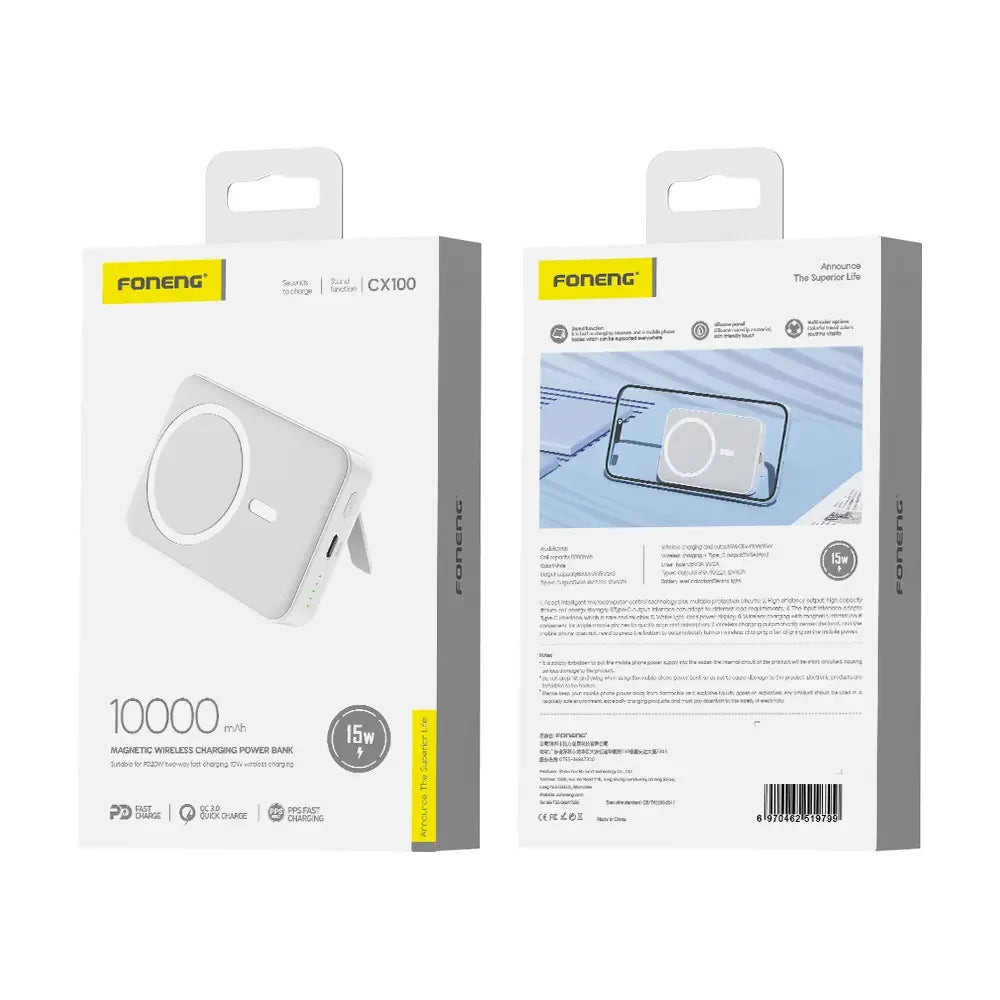 SnapStay Magnetic Wireless Power Bank