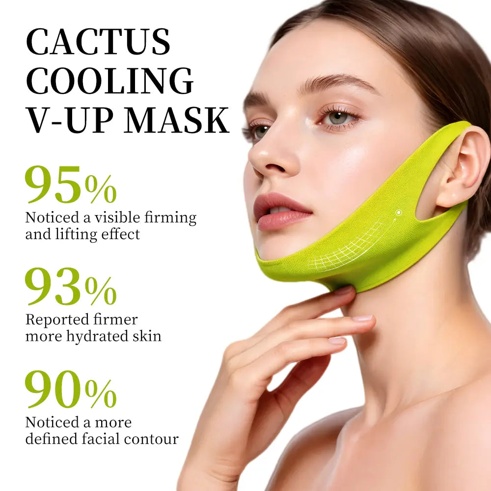 SnapLine Cactus Cooling V-Line Compression Mask